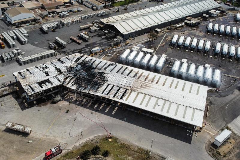 Agencia Uno - Incendio en planta de Gasco