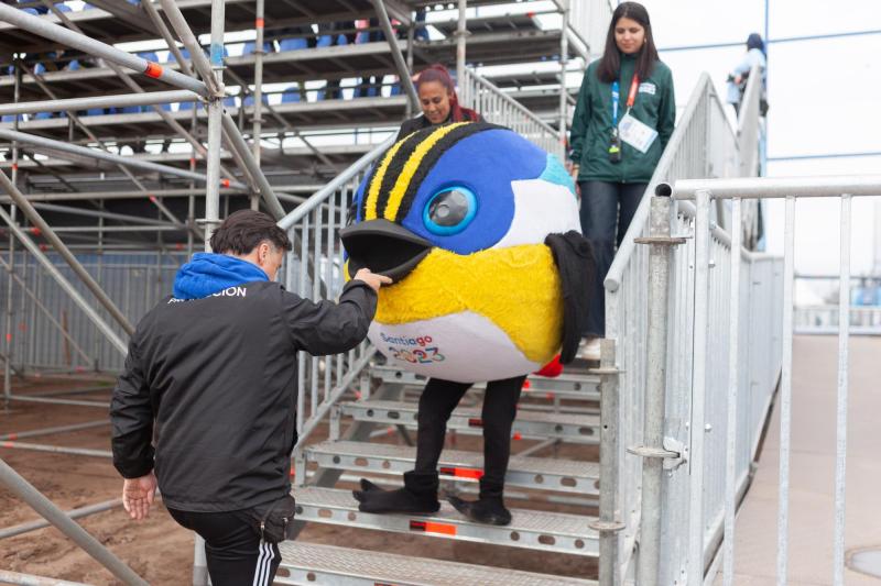 Fiu es la gran celebridad de los Panamericanos 2023 - Agencia Uno