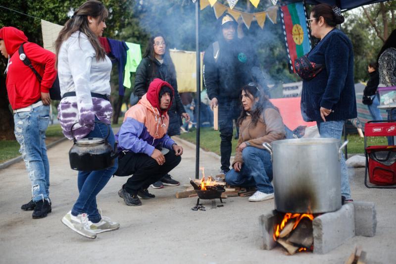 Agencia Uno - Pobladores de Lo Hermida en Providencia
