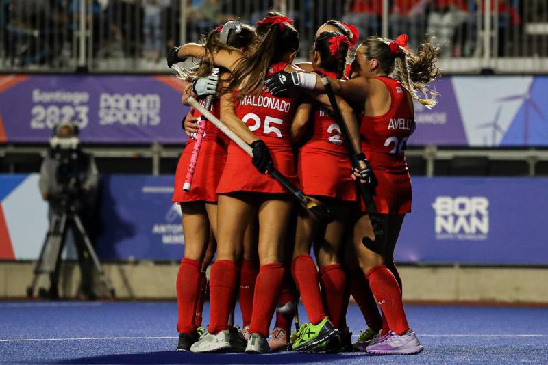 Las Diablas vencieron a México en Santiago 2023. Imagen: Agencia Uno.