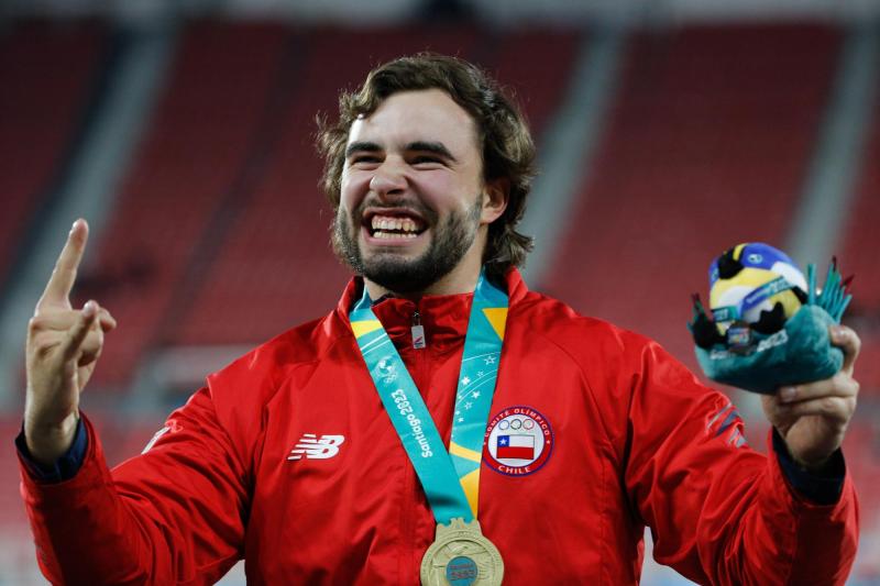 Lucas Nervi en competencia - Agencia Uno