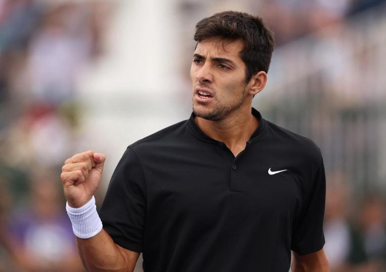 Cristian Garin fue eliminado del ATP de Tokio - Crédito: @garincris