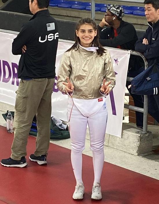 Florencia Cabezas, esgrimista / Instagram