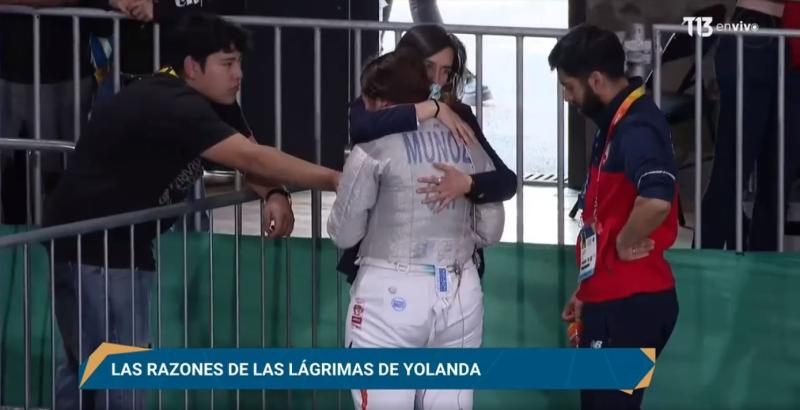 T13 - Yolanda Muñoz rompe en llanto tras quedar eliminada de Santiago 2023.
