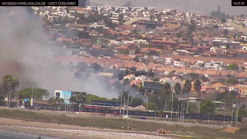 X - Incendio forestal en Coquimbo