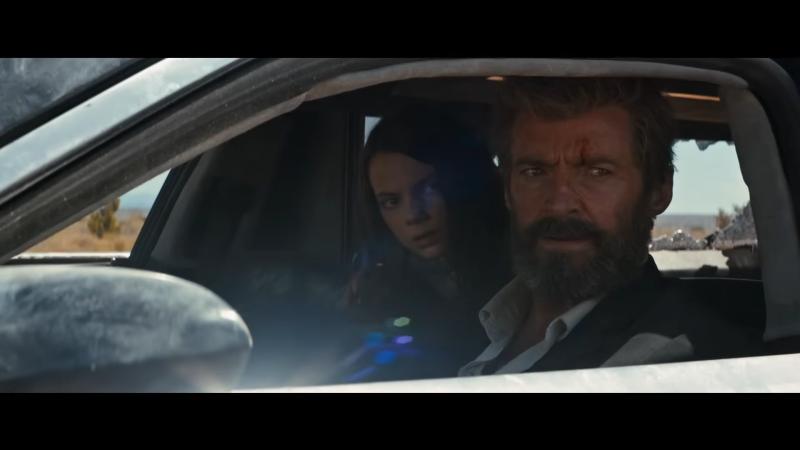 Dafne Keen y Hugh Jackman en "Logan"
