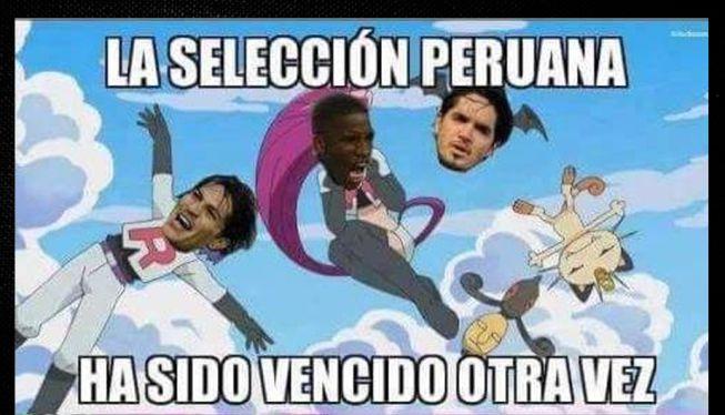 Los peruanos fueron apuntados en los memes.