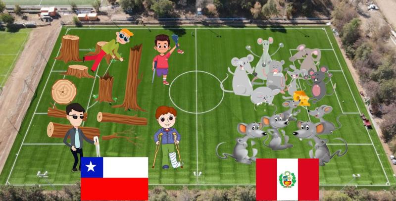 Perú nunca ha ganado en Chile por Eliminatorias Sudamericanas.