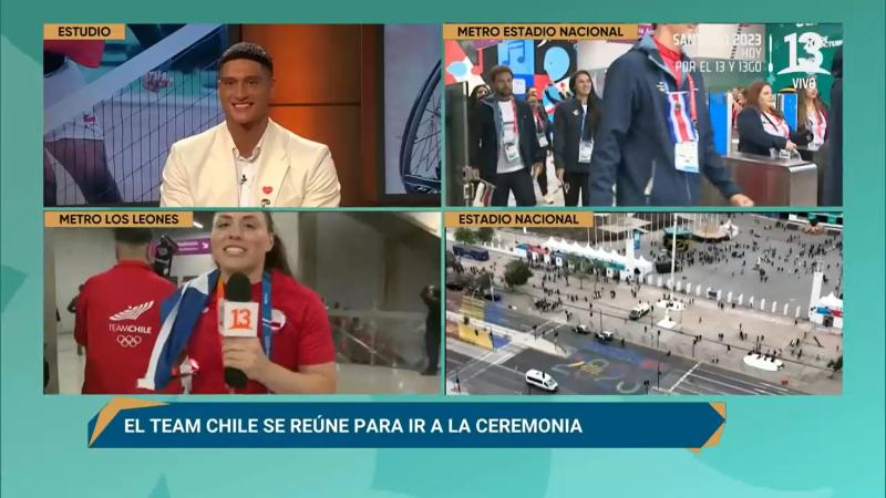 Natalia Duco encendió la previa de los Juegos Panamericanos Santiago 2023. Imagen: Pantallazo.