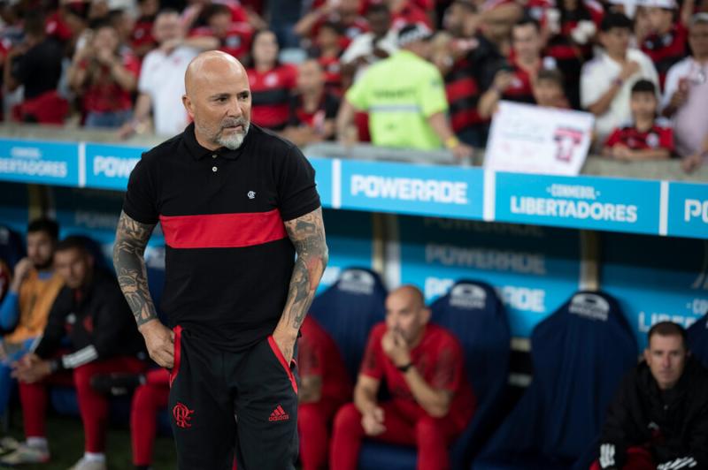 Jorge Sampaoli fue despedido de Flamengo. Imagen: Photosport.