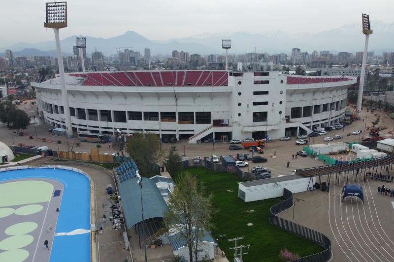 El Estadio Nacional Julio Martínez será la sede principal de los Juegos Panamericanos Santiago 2023 - Créditos: Photosport