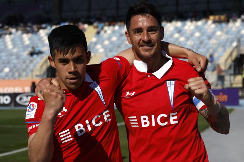 Fernando Zampedri anotó su primer triplete con la UC y alcanzó a Rodrigo Barrera en goles en Primera División - Créditos: Photosport
