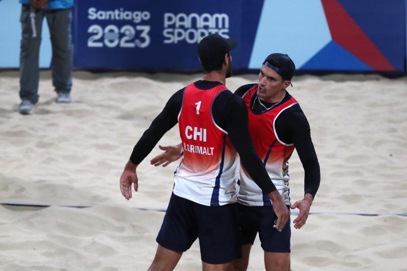 Estaban y Marco Grimalt van por una medalla en Santiago 2023 - Créditos: Photosport