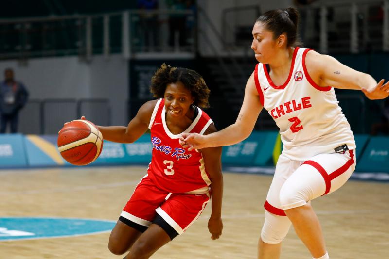 Chile venció a Puerto Rico en los Juegos Panamericanos Santiago 2023. Imagen: Photosport.