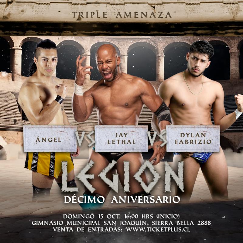 Jay Lethal en Chile: Legión Lucha Libre celebra su décimo aniversario
