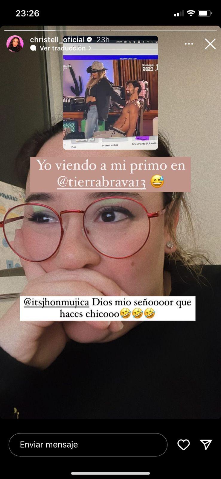 Christell Rodríguez reacciona a Tierra Brava