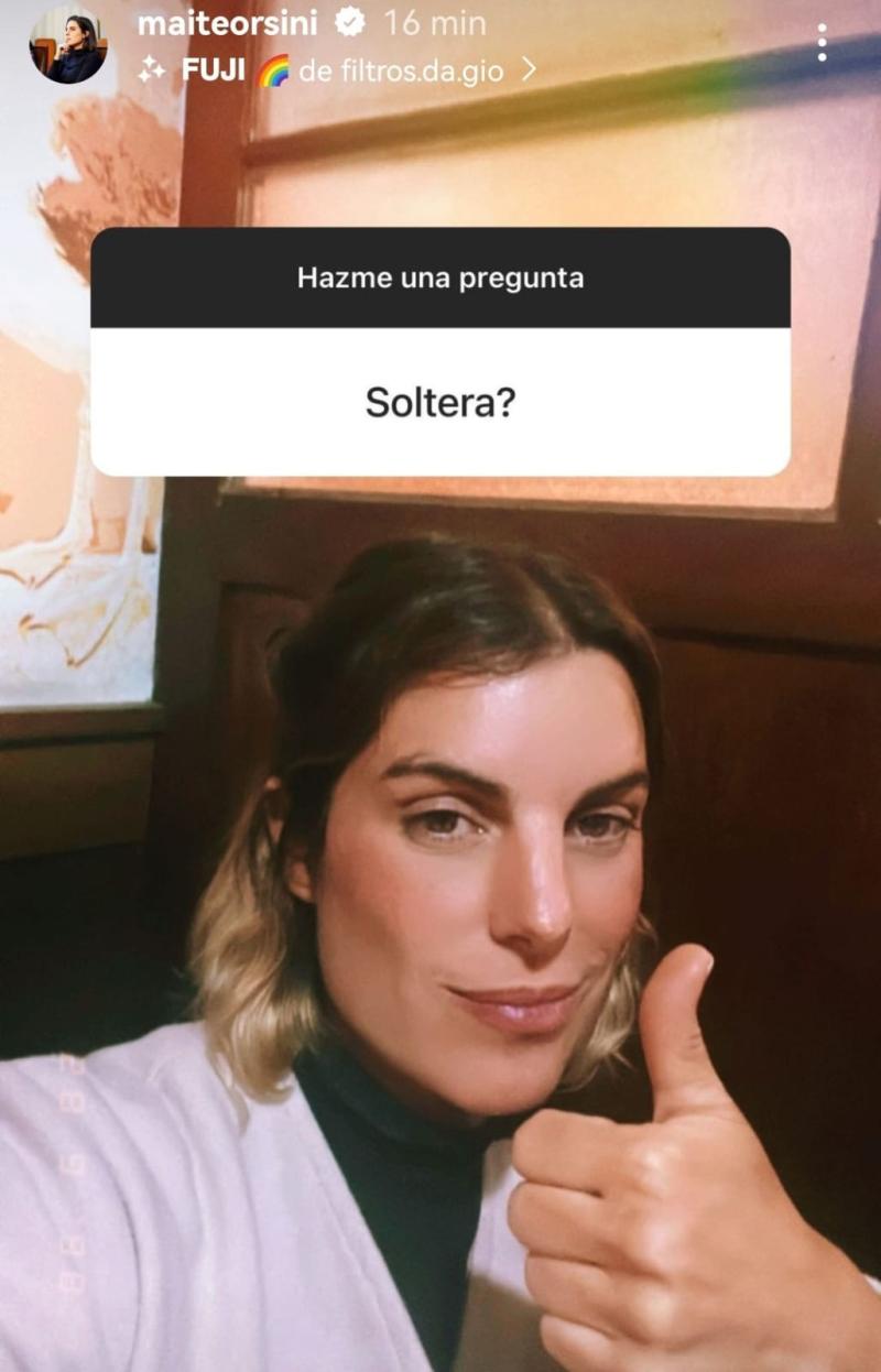 Maite Orsini en Instagram