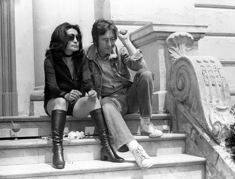 AFP - Yoko Ono y su esposo John Lennon.