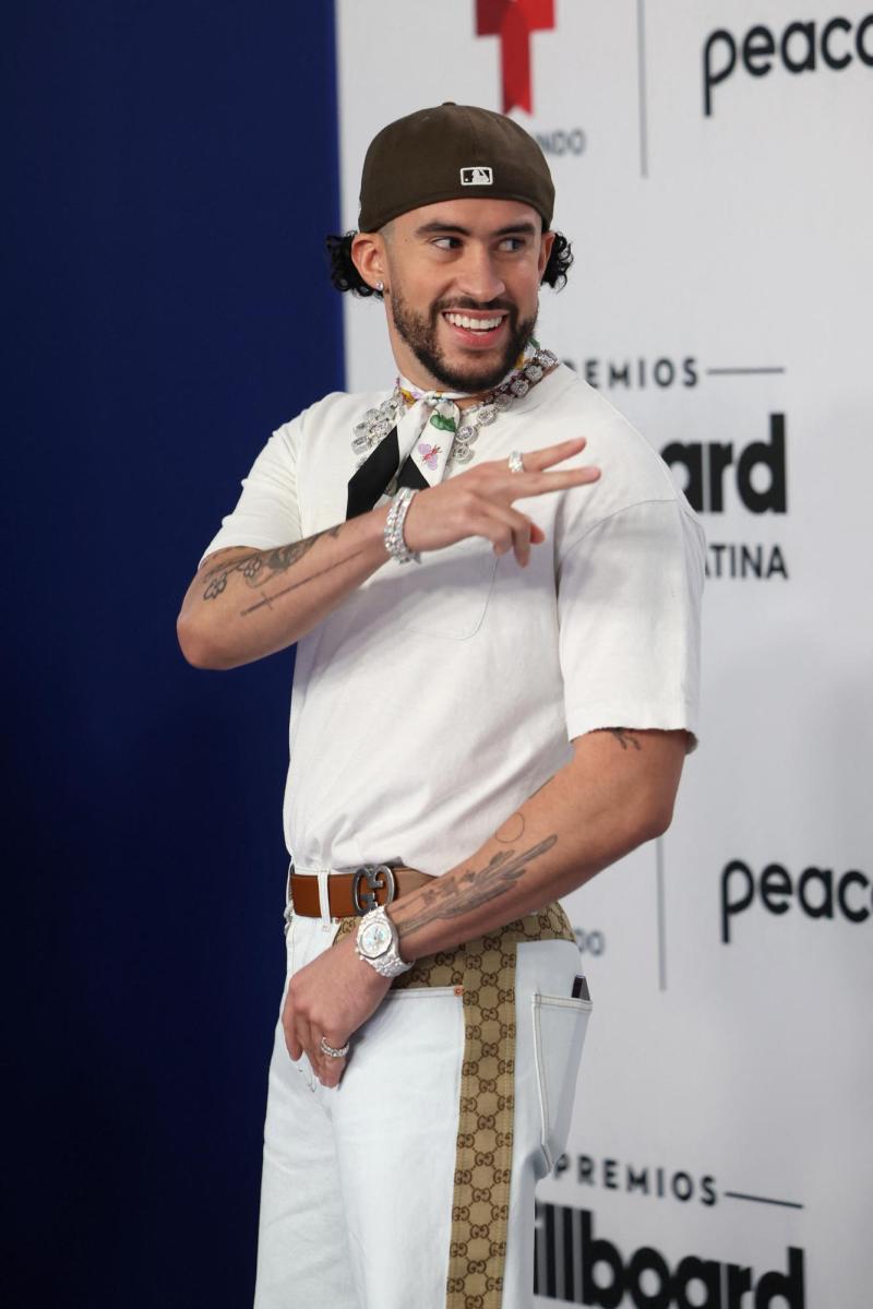 AFP - Bad Bunny, nominado en los Premios Billboard de la Música Latina 2023.