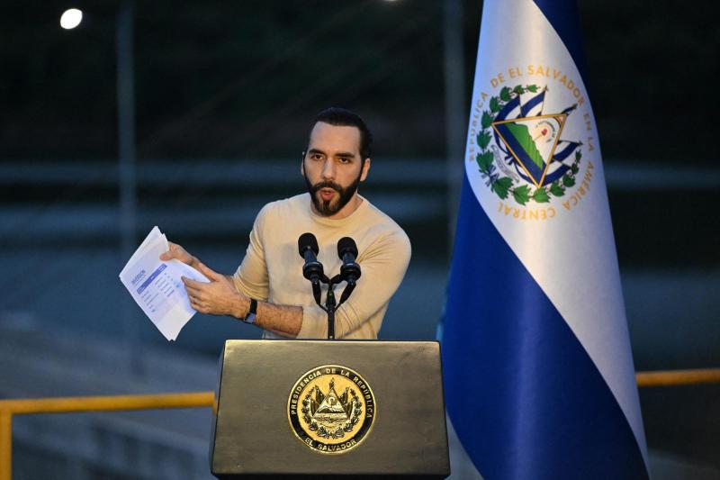 AFP - Referencial. Nayib Bukele, presidente de El Salvador