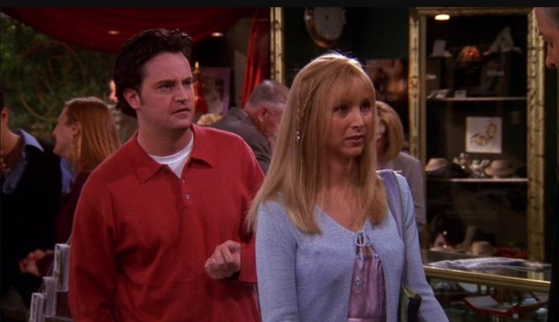 Youtube (captura) - Matthew Perry y Lisa Kudrow en Friends