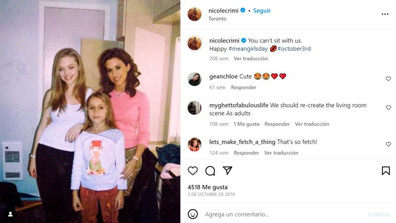 Instagram - Nicole Crimi en Chicas Pesadas