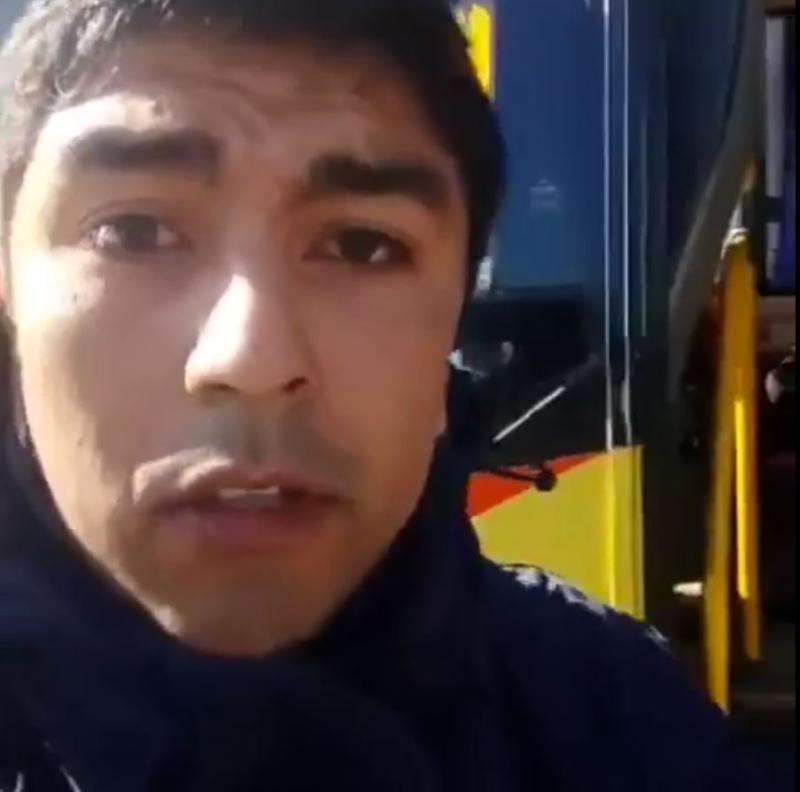 El pasajero denunció el hecho en su Instagram