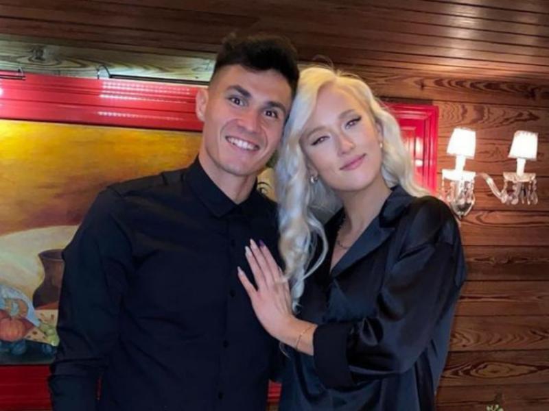 Vesta Lugg con Pablo Galdames / Instagram