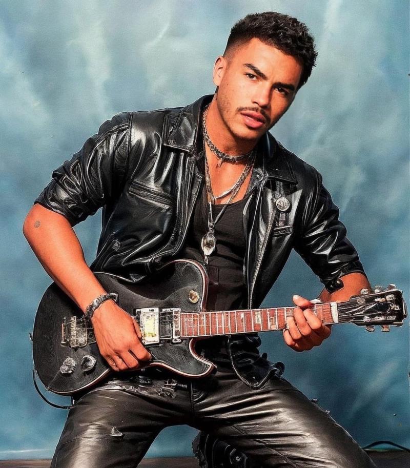 Gabriel Suazo como un rockero - TFC