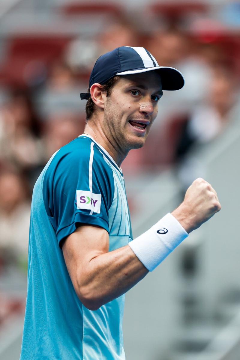 Nicolás Jarry avanzó hasta los cuartos de final del China Open - Créditos: Twitter @ChinaOpen