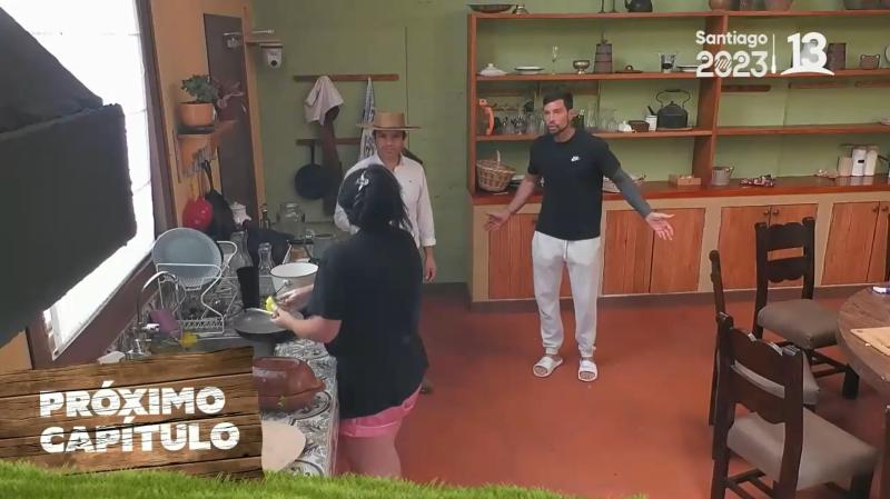 Canal 13 - Camila Arismendi pelea con Luis Mateucci