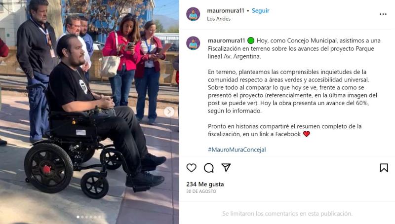 Mauro Mura en Instagram