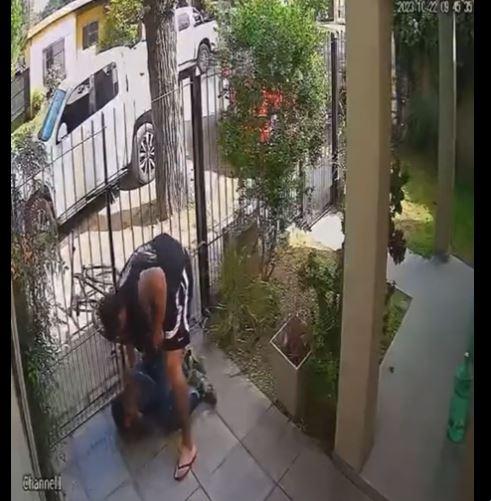 Captura Twitter - paliza a delincuente