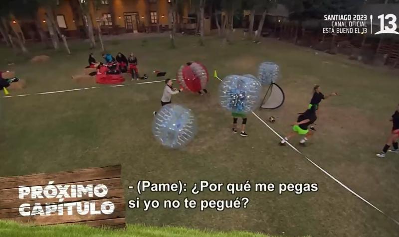 Canal 13 - Pelea de Pamela Díaz y la Chama