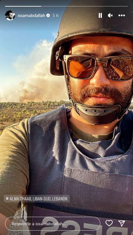 Instagram - Periodista de Reuters, Issam Abdallah