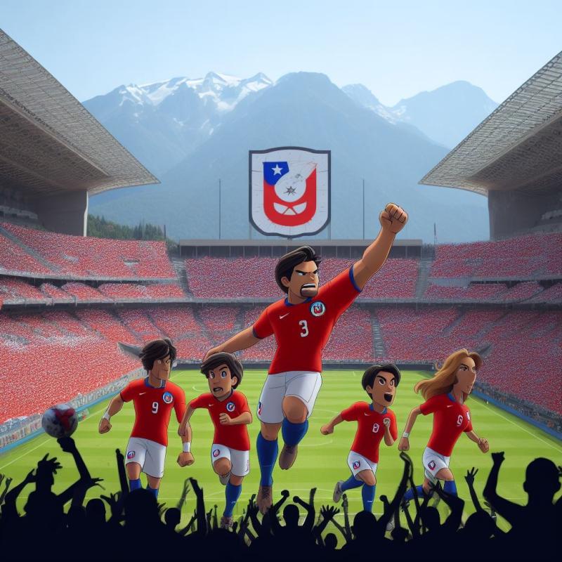 Selección Chilena estilo Disney Pixar