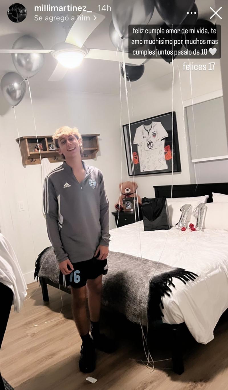 Instagram (@millimartinez_) - El costoso regalo del hijo de Rafael Araneda