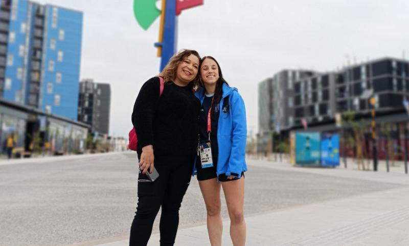 santiago2023.org - Antonia Tobar y Sol Amadeo en la Villa Panamericana