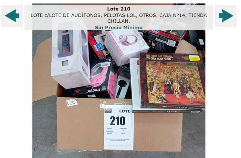 Remate de Microplay, lote 210