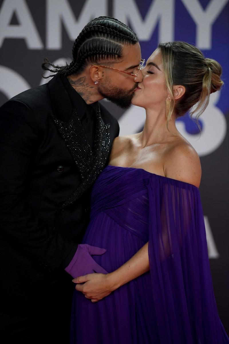 AFP - Maluma y su novia Susana Gómez en los Latin Grammy 2023
