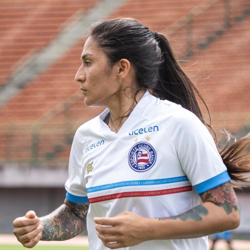 Yenny Acuña es nueva jugadora del Internacional de Porto Alegre. Imagen: Instagram.