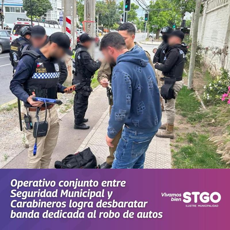 Instagram @munistgo por hechos en Quinta Normal