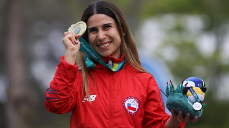 Agencia Uno - Francisca Crovetto, medalla de oro en Santiago 2023, estará en París 2024