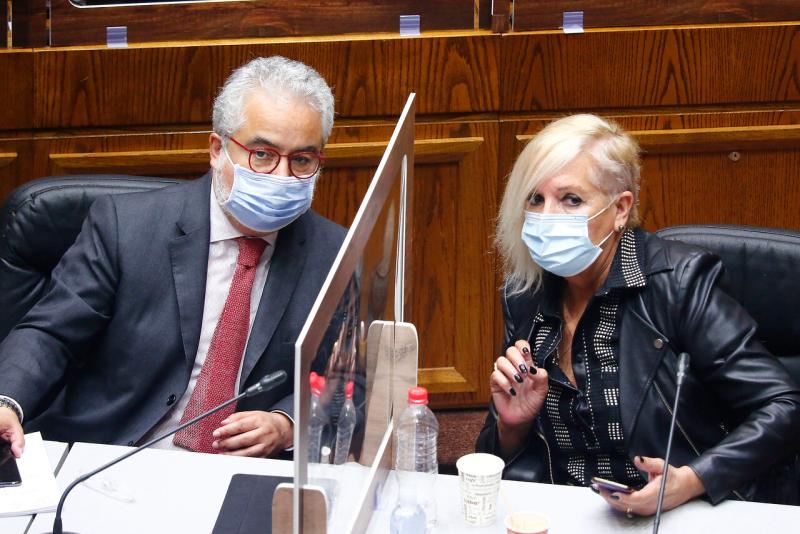 Luis Hermosilla junto a Silvana Donoso - Agencia Uno, archivo