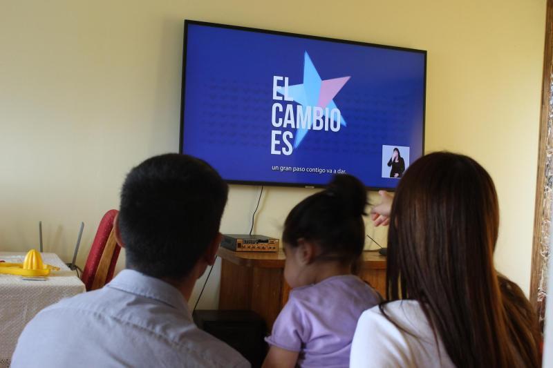 Emisión de franja electoral, referencial - Agencia Uno