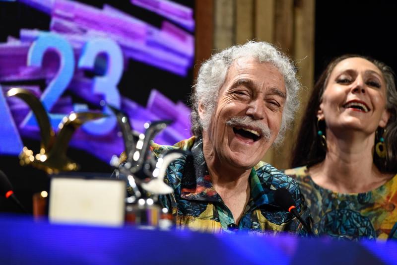 Agencia Uno - Claudio Parra y Juanita Parra de Los Jaivas.