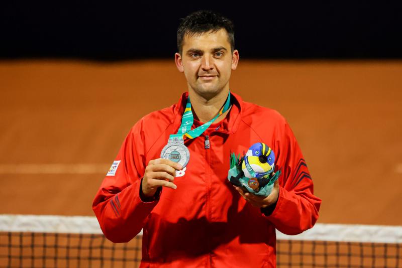 Tomás Barrios Vera fue medallista en los Juegos Panamericanos Santiago 2023. Imagen: Agencia Uno.