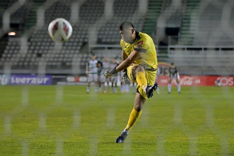 Yerko Urra en la clasificación de Deportes Temuco a las semifinales de la Liguilla de Ascenso - Crédito: Agencia Uno.