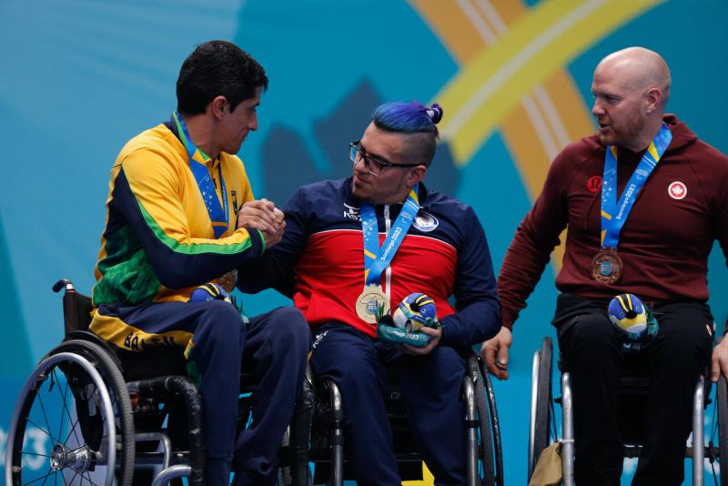 Jaime Aránguiz logró la última medalla de oro para Chile en los Juegos Parapanamericanos. Imagen: Agencia Uno.