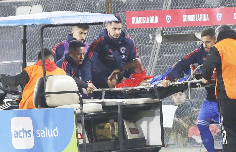 Agencia Uno - Arturo Vidal se lesionó en el Monumental.